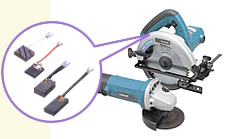 Electrical applications domestic appliance and power tool motors,trolley wheels and shoes